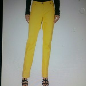 Escada Yellow Pants